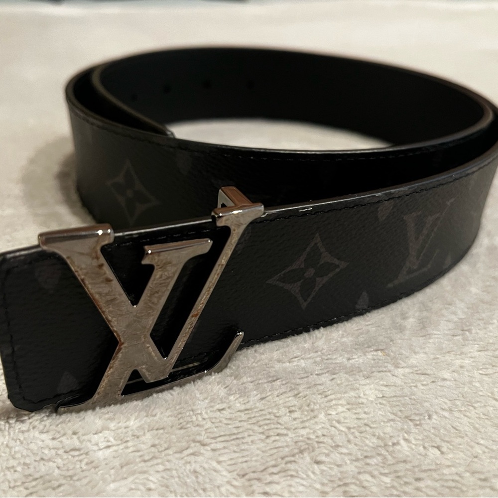 Louis Vuitton Initiales Men’s Belt - Black (36)